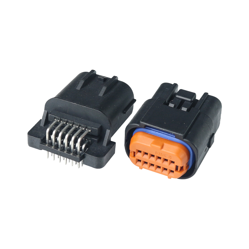 JAE型MX23A12SF1國產汽車連接器12P防水插頭針座接插件MX23A12NF1